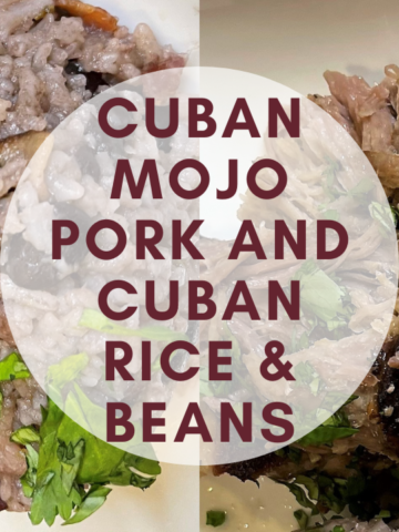 Cuban Mojo Pork Rice and Beans