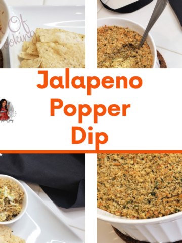 Jalapeno Popper Dip made by Pinch of Soul Cooking